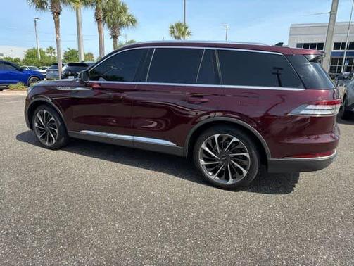 Red 2022 Lincoln Aviator Reserve RWD