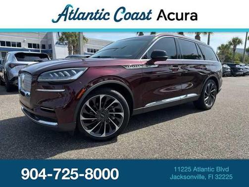 Red 2022 Lincoln Aviator Reserve RWD