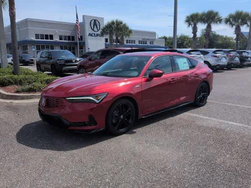 Red 2026 Acura Integra w/A-Spec Package