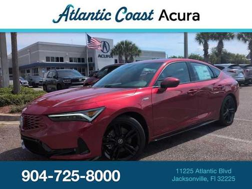 Red 2026 Acura Integra w/A-Spec Package