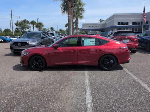 Red 2026 Acura Integra w/A-Spec Package