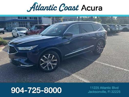 Blue 2024 Acura MDX Technology
