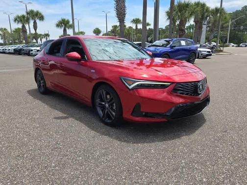 Red 2023 Acura Integra w/A-Spec Package