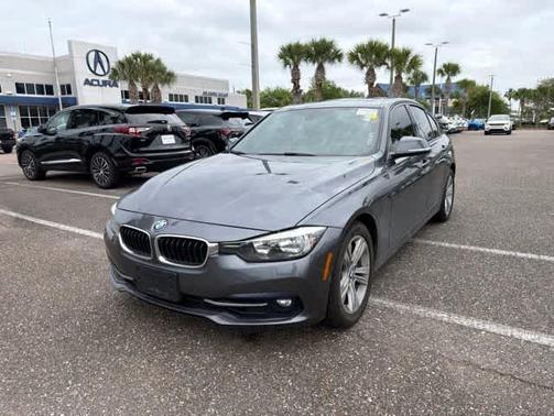 Gray 2016 BMW 328 i xDrive SULEV
