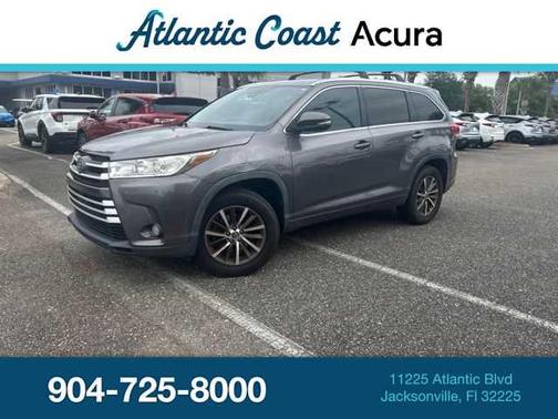 Gray 2017 Toyota Highlander XLE