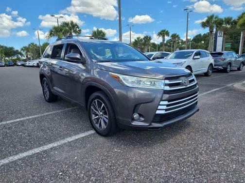 Gray 2017 Toyota Highlander XLE