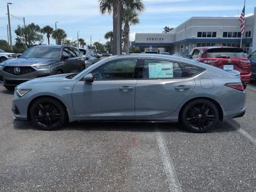 Gray 2026 Acura Integra w/A-Spec Package