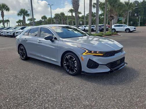 Gray 2023 Kia K5 GT-Line