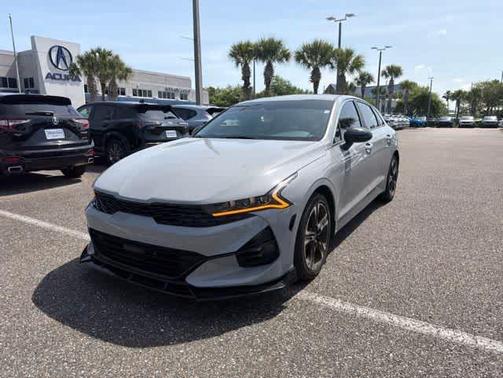 Gray 2023 Kia K5 GT-Line