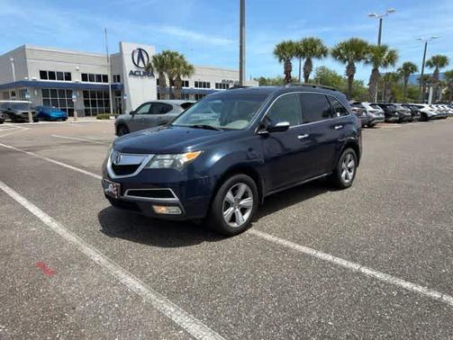 Blue 2012 Acura MDX 3.7L Technology