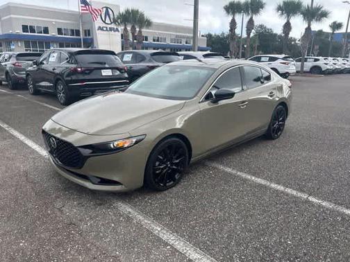Zircon Sand Metallic 2024 Mazda Mazda3 2.5 Carbon Turbo