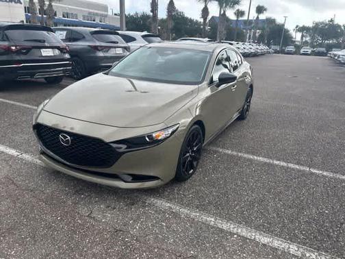 Zircon Sand Metallic 2024 Mazda Mazda3 2.5 Carbon Turbo