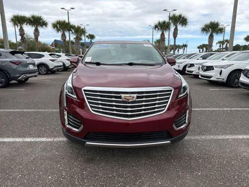 Red 2017 Cadillac XT5 Platinum