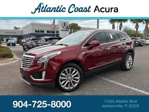 Red 2017 Cadillac XT5 Platinum