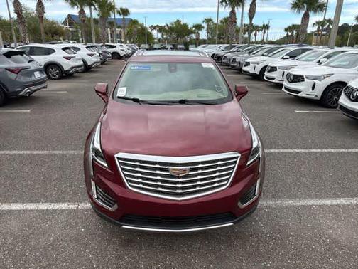 Red 2017 Cadillac XT5 Platinum