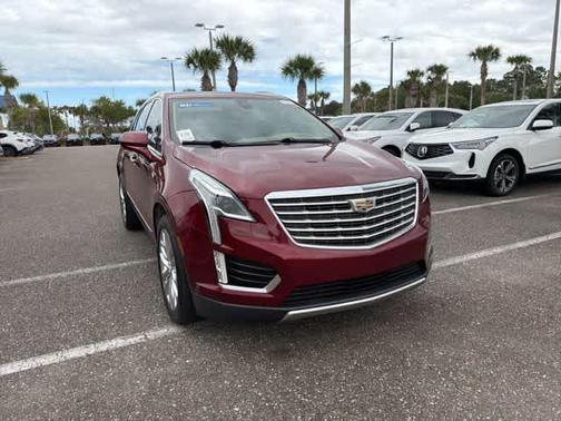 Red 2017 Cadillac XT5 Platinum