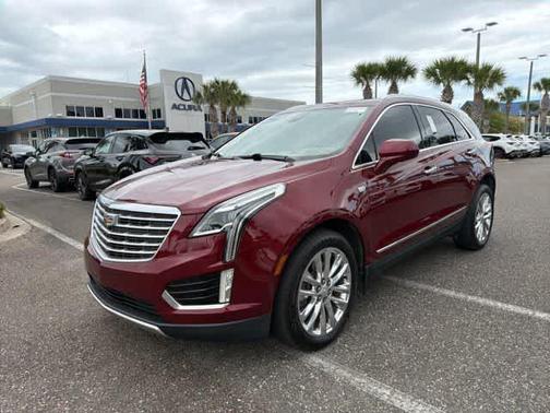 Red 2017 Cadillac XT5 Platinum