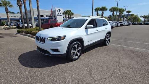Bright White Clearcoat 2019 Jeep Cherokee Limited