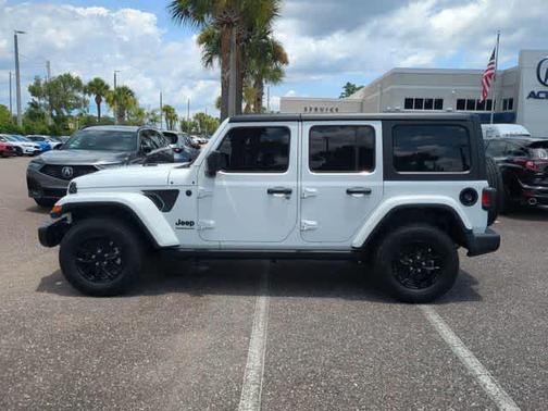 White 2023 Jeep Wrangler Sport