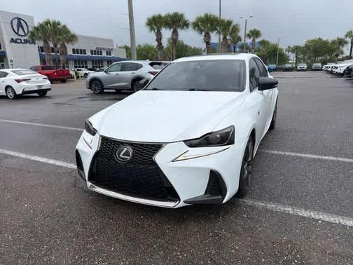 White 2017 Lexus IS 200t Base