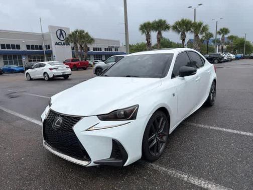 White 2017 Lexus IS 200t Base