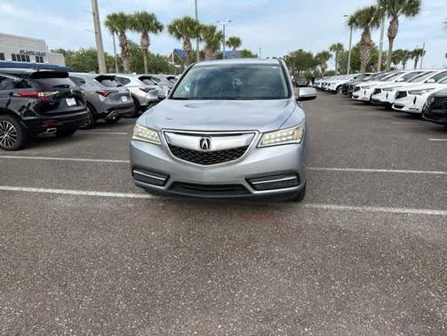 Silver 2016 Acura MDX