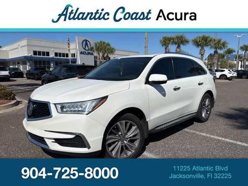 White 2018 Acura MDX 3.5L w/Technology Package