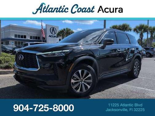 Mineral Black 2023 INFINITI QX60 Pure