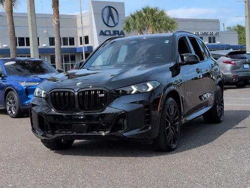 Black 2025 BMW X5 M60i