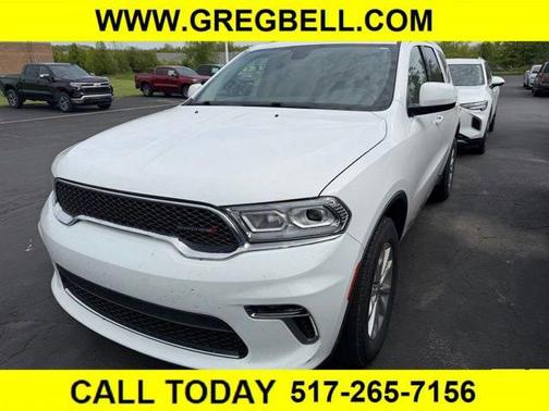 White Knuckle Clearcoat 2021 Dodge Durango SXT Plus