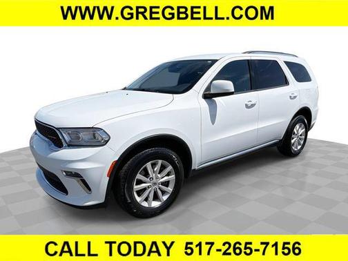 White Knuckle Clearcoat 2021 Dodge Durango SXT Plus
