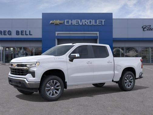 Summit White 2026 Chevrolet Silverado 1500 LT