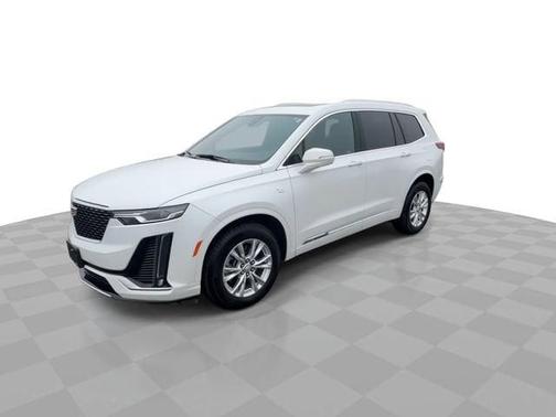 Crystal White Tricoat 2025 Cadillac XT6 Luxury AWD