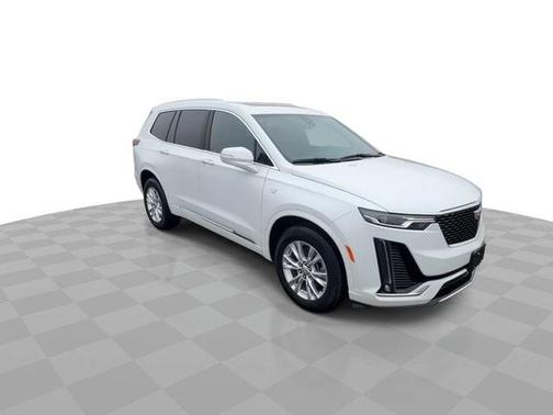 Crystal White Tricoat 2025 Cadillac XT6 Luxury AWD