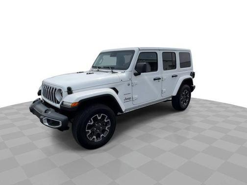 Bright White Clearcoat 2024 Jeep Wrangler Sahara