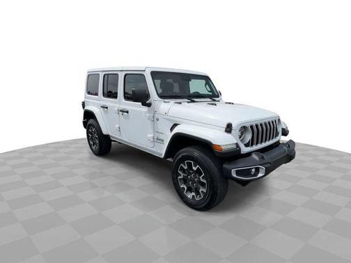 Bright White Clearcoat 2024 Jeep Wrangler Sahara