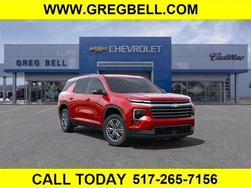 Radiant Red Tintcoat 2025 Chevrolet Traverse LT