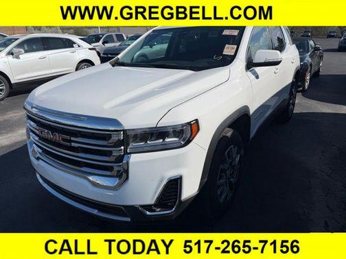 Summit White 2023 GMC Acadia SLT