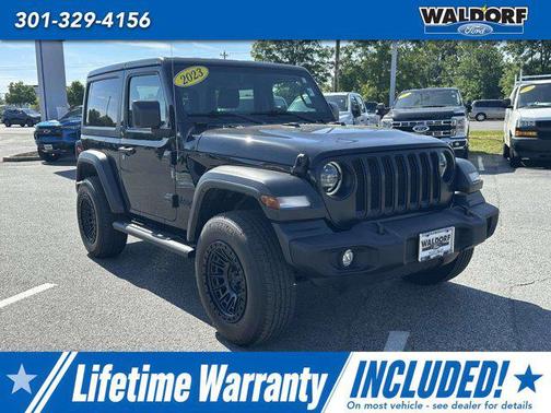 Black Clearcoat 2023 Jeep Wrangler Sport S