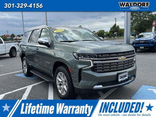 Silver Sage Metallic 2024 Chevrolet Tahoe Premier
