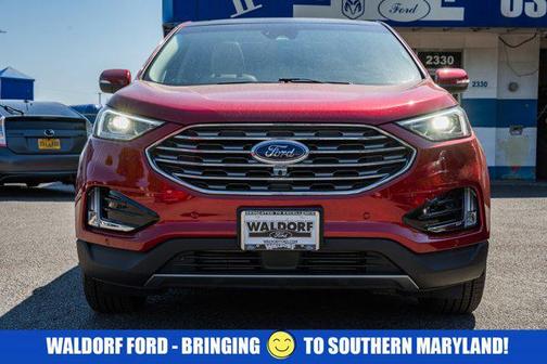 Rapid Red Metallic Tinted Clearcoat 2020 Ford Edge Titanium