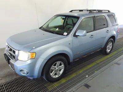 Blue 2008 Ford Escape Hybrid Base