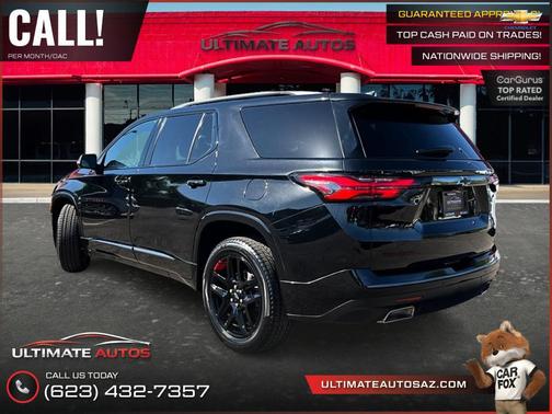 Mosaic Black Metallic 2022 Chevrolet Traverse Premier
