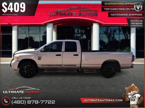 White 2007 Dodge Ram 2500 Laramie Quad Cab
