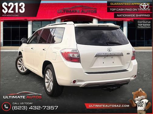 Blizzard Pearl 2010 Toyota Highlander Hybrid Limited