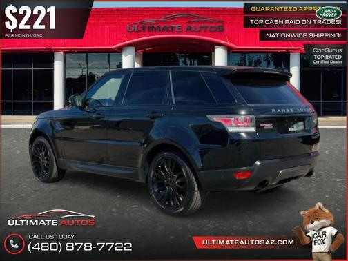 Santorini Black 2016 Land Rover Range Rover Sport 5.0L Supercharged Dynamic