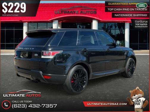 Santorini Black 2016 Land Rover Range Rover Sport 5.0L Supercharged Dynamic