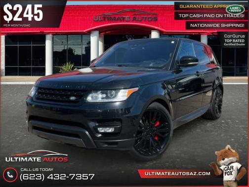Santorini Black 2016 Land Rover Range Rover Sport 5.0L Supercharged Dynamic
