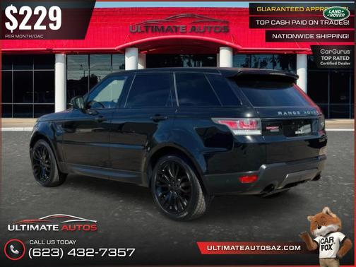 Santorini Black 2016 Land Rover Range Rover Sport 5.0L Supercharged Dynamic