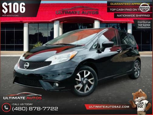 Super Black 2016 Nissan Versa Note SR